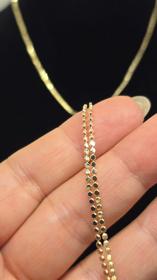 Opal Lariat Y-Halskette vergoldet mit bunten Steinen – Ansicht 2