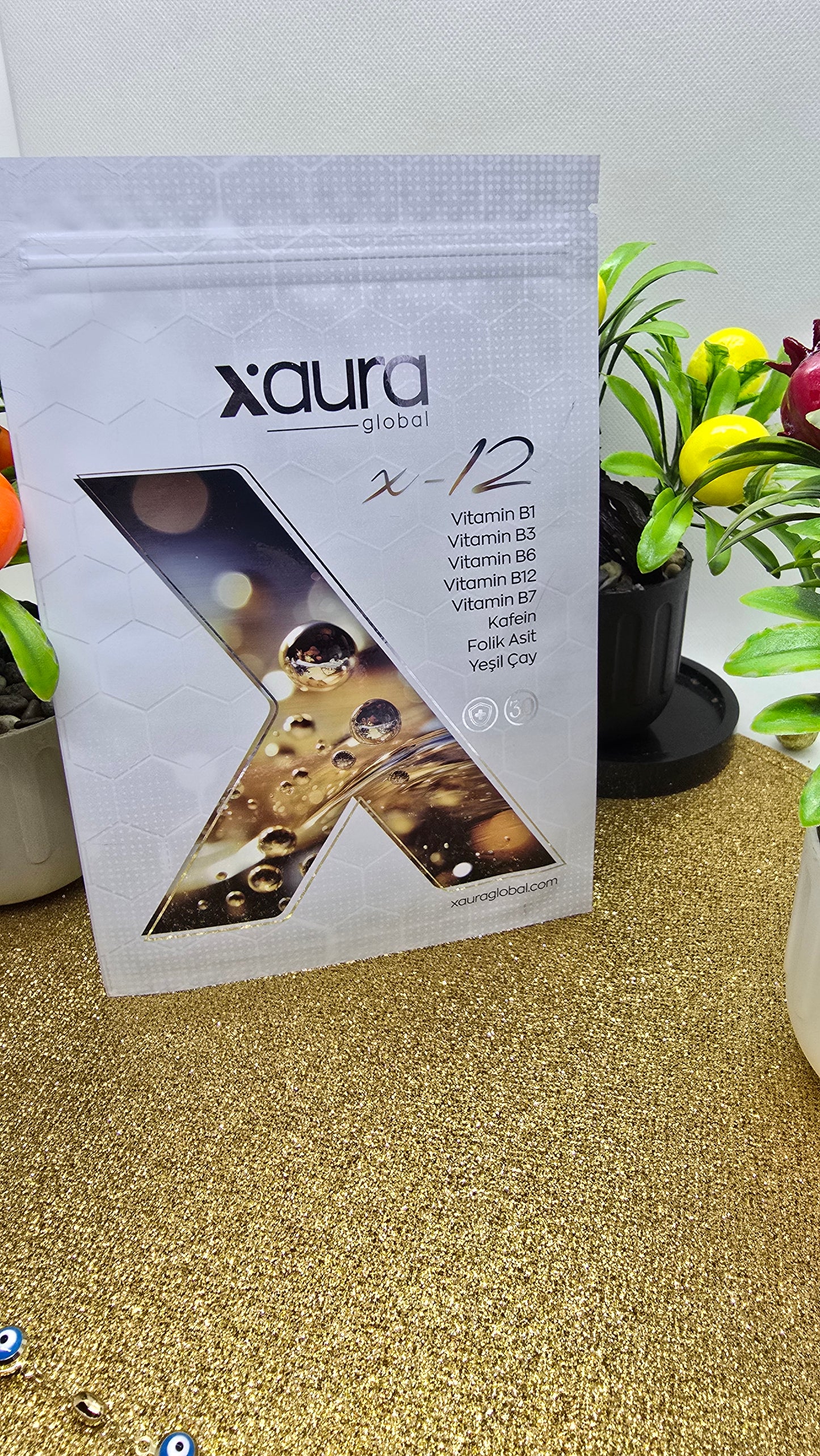 Xaura Global X-12 Energy & Focus Patches - Vitamin B Complex, B12 & Caffeine