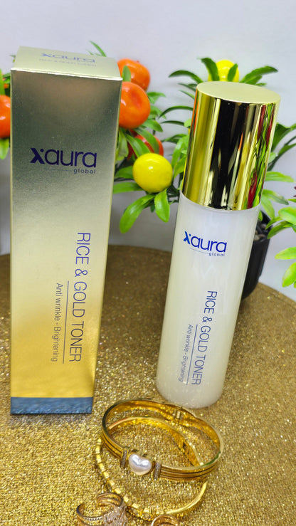 Xaura Global Reis & Gold Toner – Anti-Falten & Aufhellend - Beautyway073 Düsseldorf Germany