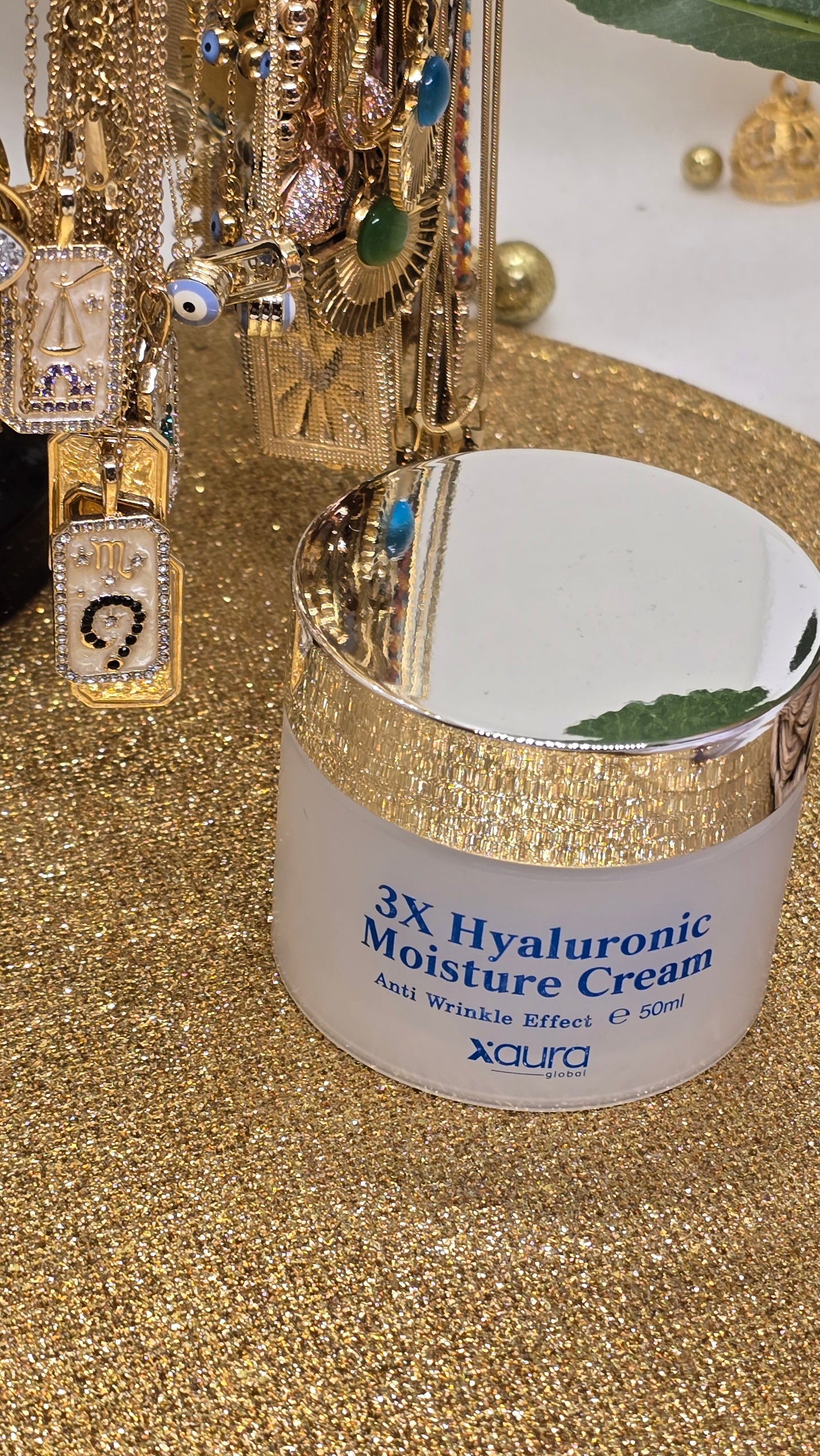 Xaura Anti-Aging Intensive Package – 24K Serum & Hyaluronic Acid Cream Set