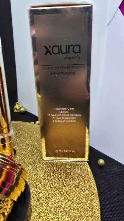 Xaura Global Falten-Serum 24K Anti-Aging – Spicule Serum mit Gold, Peptide & Amino Komplex - Beautyway073 Düsseldorf Germany