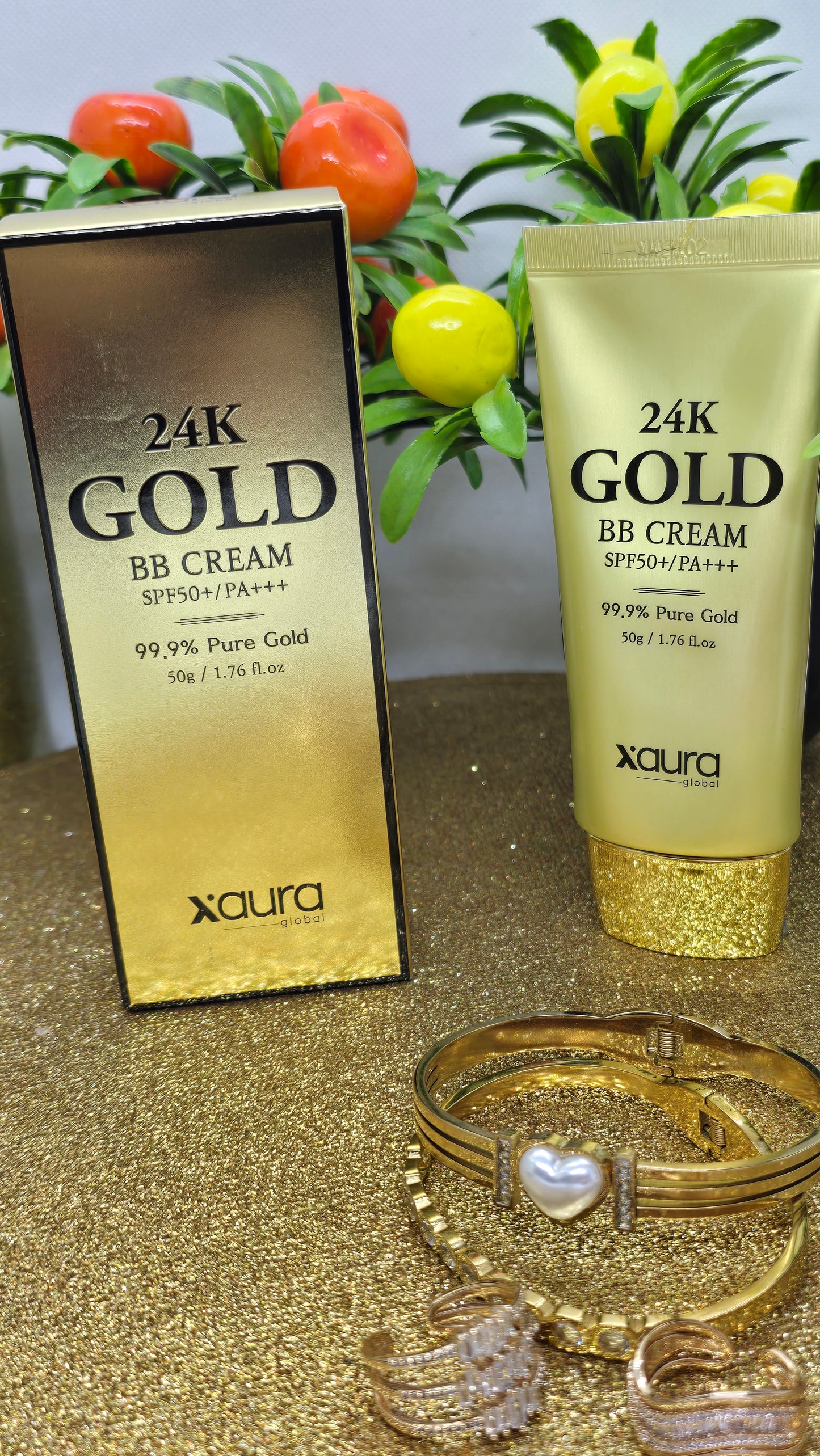 Xaura Global 24K BB Cream from Korea with SPF 50 and Anti-Aging Effect