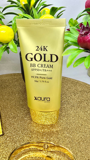 24K Gold BB Cream LSF 50+ aus Korea von Xaura Global – Tube 50 g