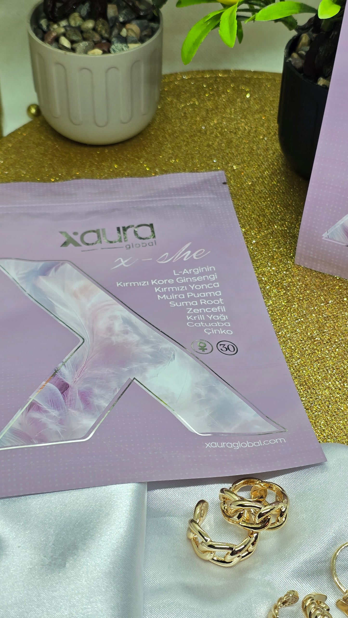Xaura Global Xshe Transdermal Patch - Energy, Hormone Balance & Vitality for Women (30 Patches)