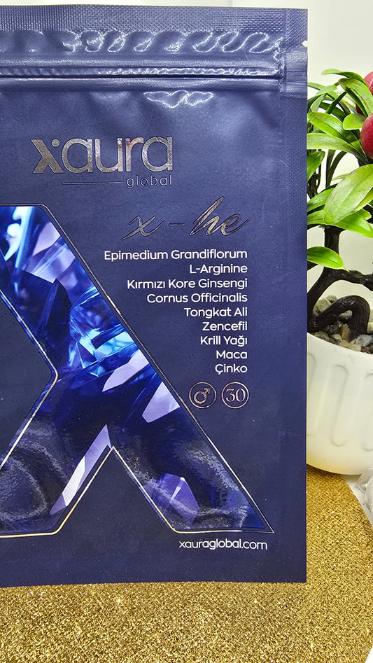 Xaura Global X-He Transdermal Patches for Men - Energy & Performance Enhancement (30 Patches)