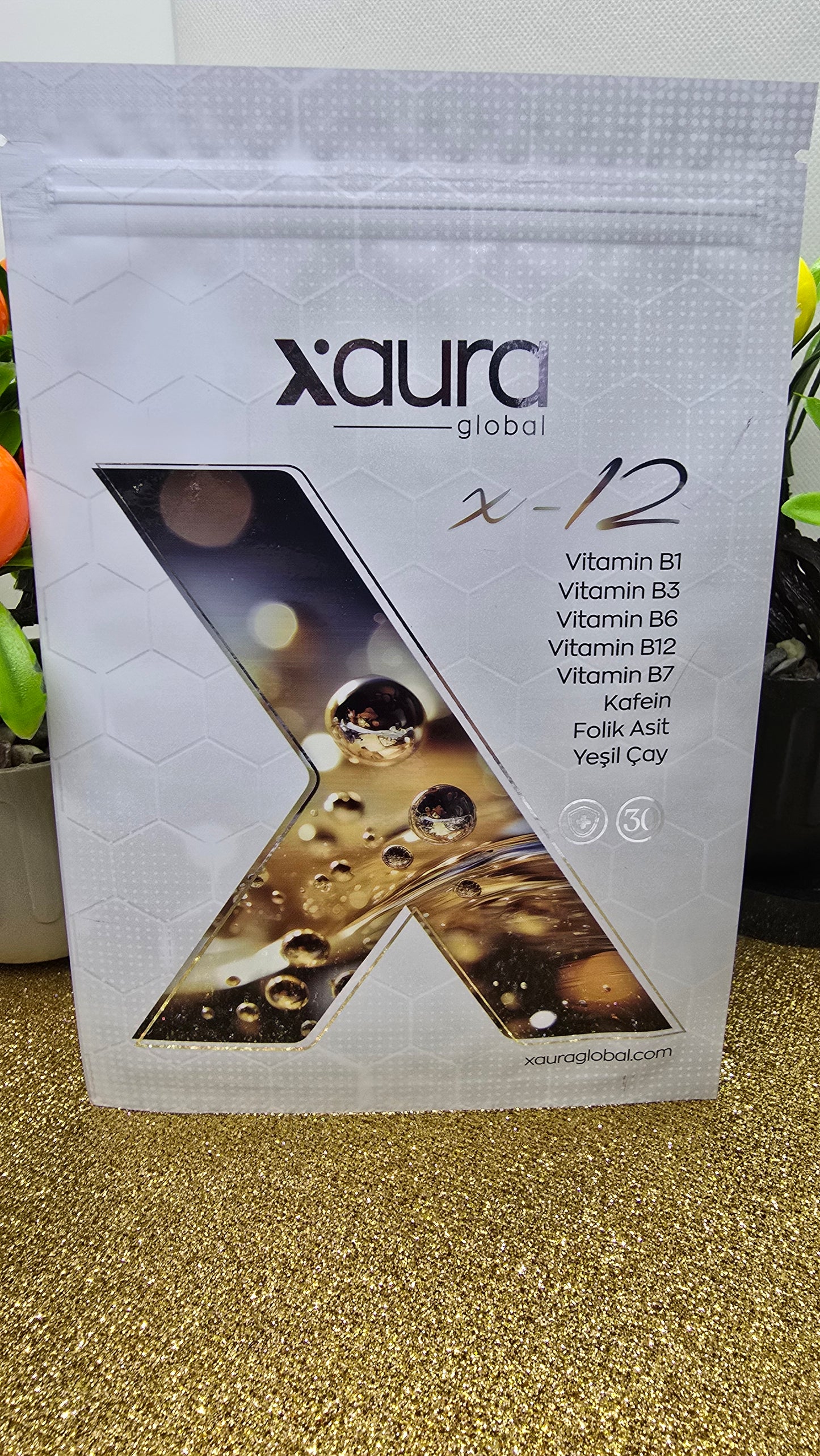 Xaura Global X-12 Energy & Focus Patches - Vitamin B Complex, B12 & Caffeine