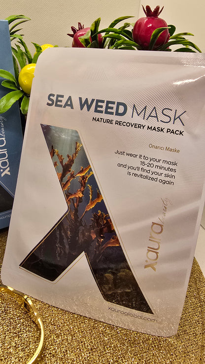 Xaura Global Sea Weed Meeresalgen Nature Recovery Mask aus Korea – 4 Kollagen-Masken für Detox & Glow - Beautyway073 Düsseldorf Germany