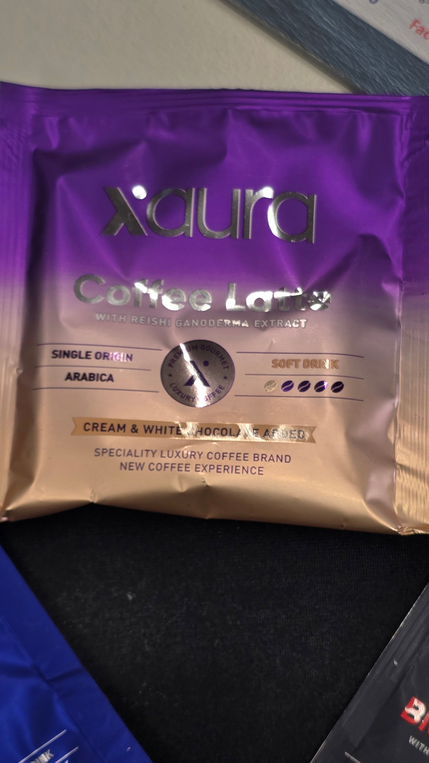 Xaura Reishi Black Coffee - Mushroom Coffee with Reishi Extract | 30 Servings