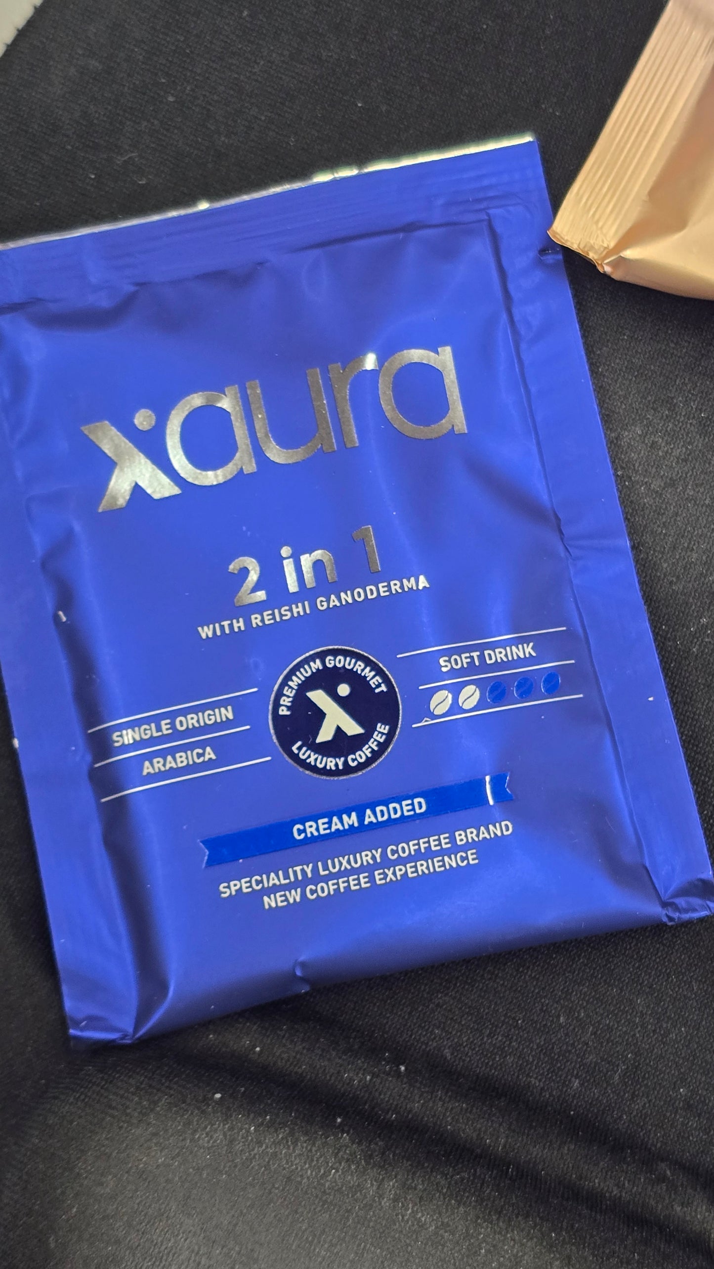 Xaura Reishi Black Coffee - Mushroom Coffee with Reishi Extract | 30 Servings