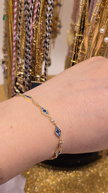Evil Eye Armband 18k Vergoldet – Verstellbar - Beautyway073 Düsseldorf Germany