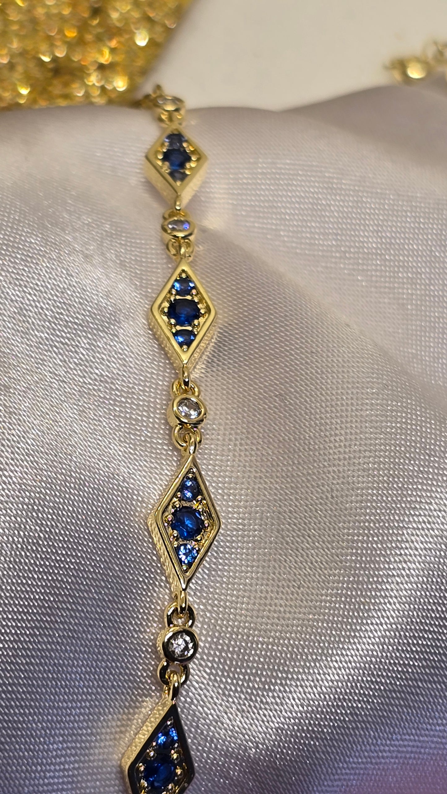 Evil Eye Bracelet 18k Gold Plated – Adjustable