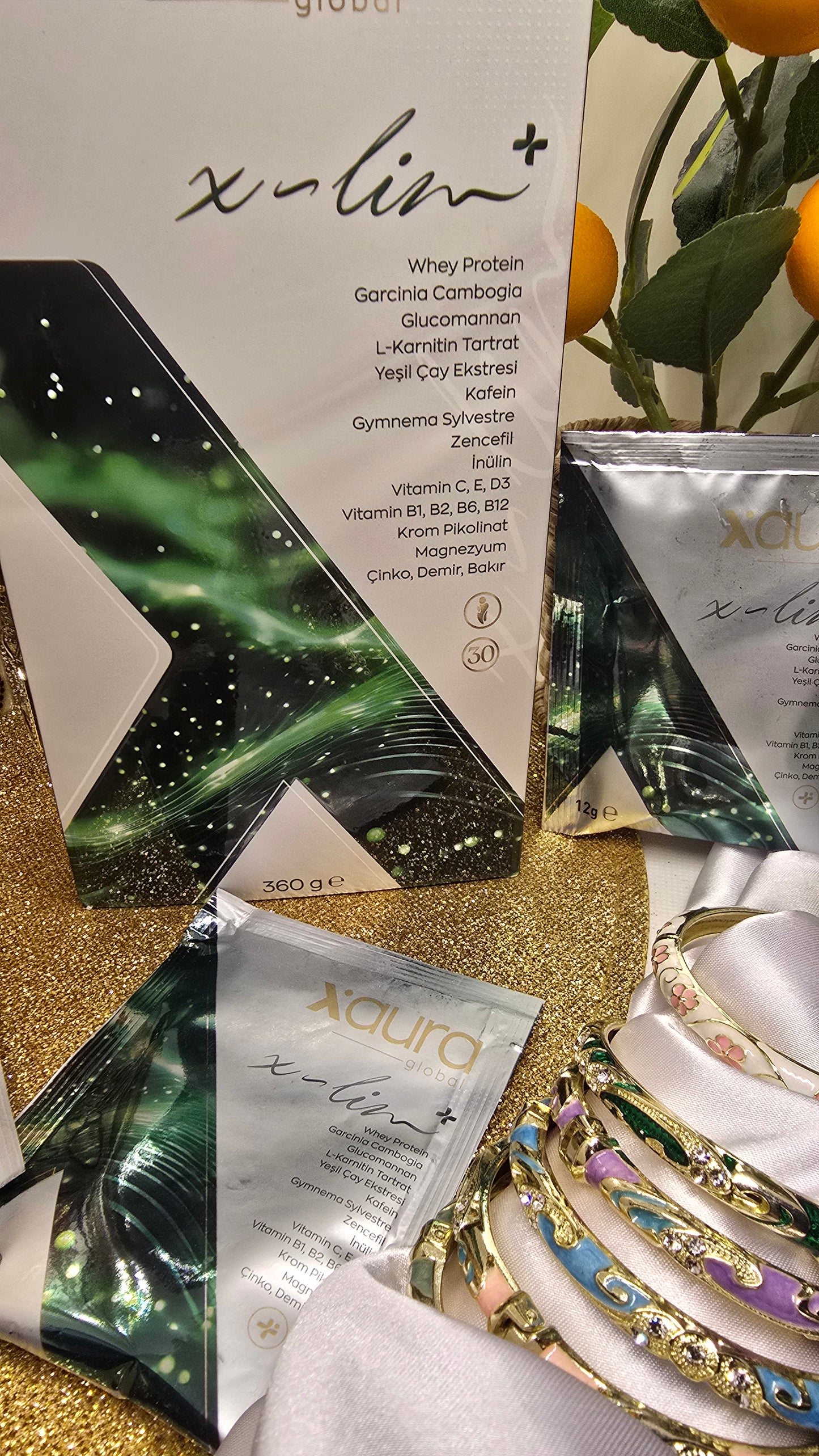 Xaura XSlim+ Wellness Powder with Gymnema & Green Tea | 30 Sachets