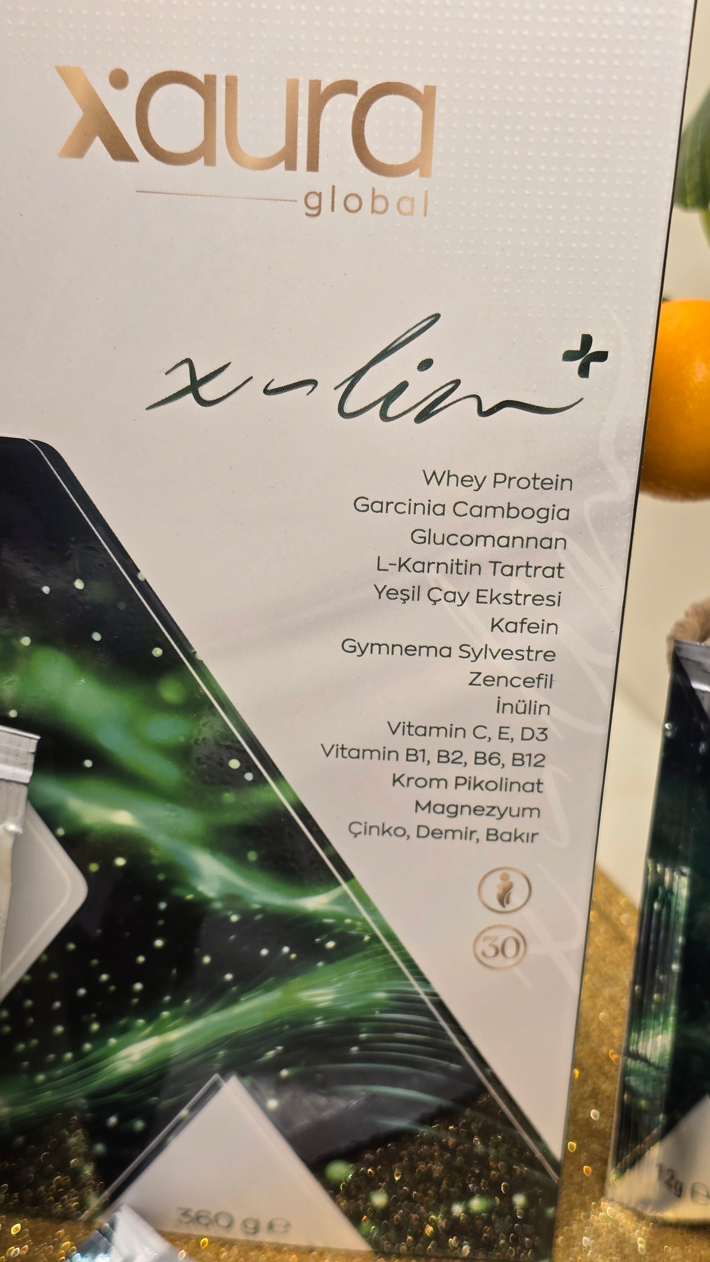 Xaura XSlim+ Wellness Powder with Gymnema & Green Tea | 30 Sachets