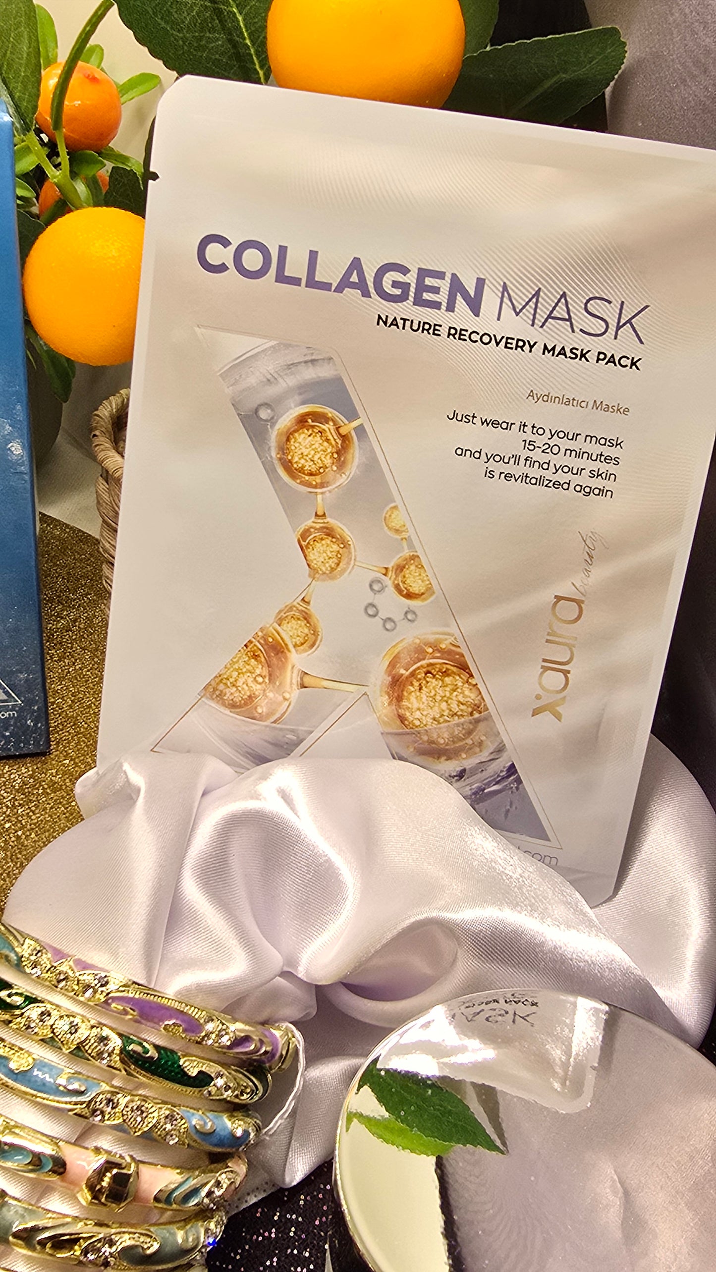 Korean Collagen Facial Mask Set of 4 - South Korea