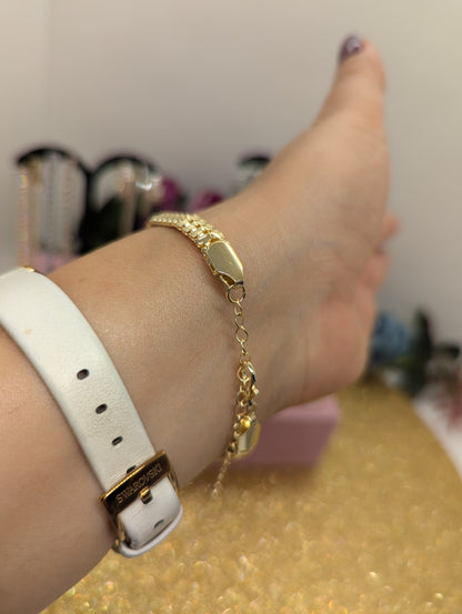 Zierliches Evil Eye Armband - Edelstahl Verstellbar - Beautyway073 Düsseldorf Germany
