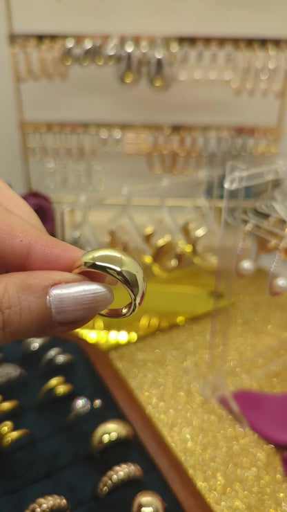 Video: 14K vergoldeter Stapelring Damen aus Edelstahl – Beautyway073