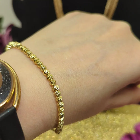 Dorika Armband 18k vergoldet beads - Beautyway073 Düsseldorf Germany
