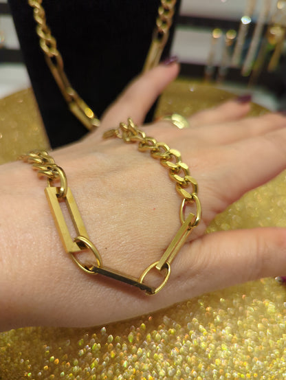 Paperclip Armband - Edelstahl Kette - Beautyway073 Düsseldorf Germany