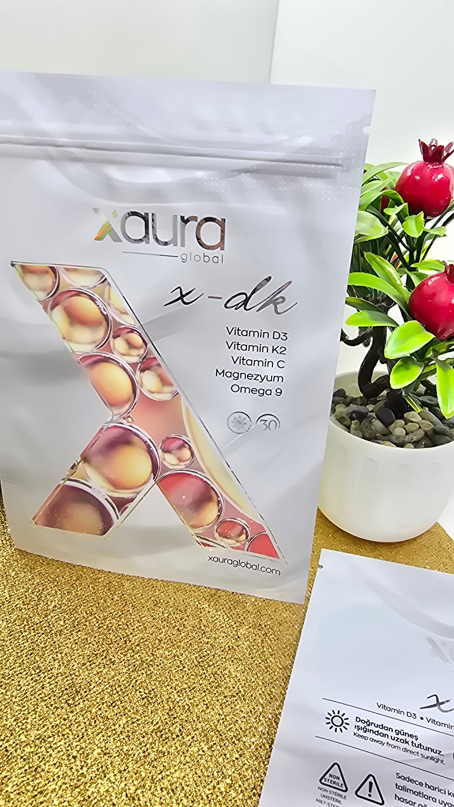 Xaura Global Wellness Patch Bundle - Xaura Xpain & Vitamin D3K2 & Collagen Patch Set