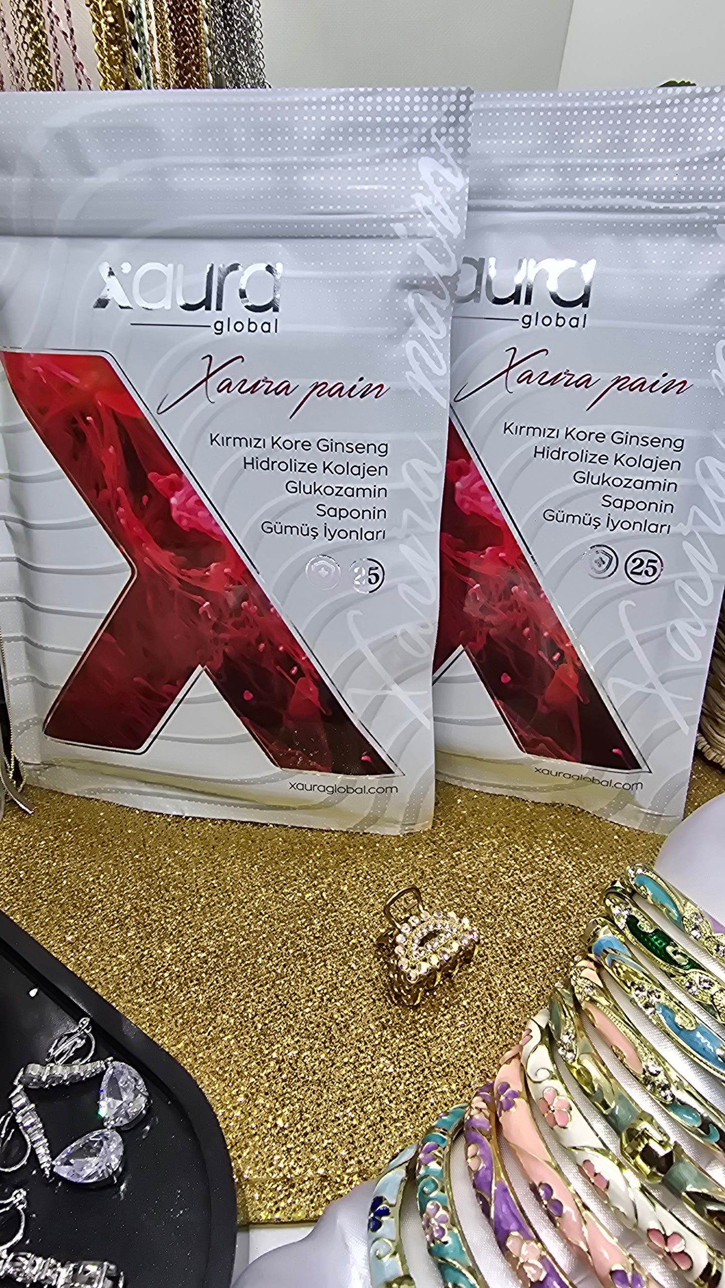 Xaura Xpain Wellness Patches – Korean Ginseng & Collagen | 25 Pieces