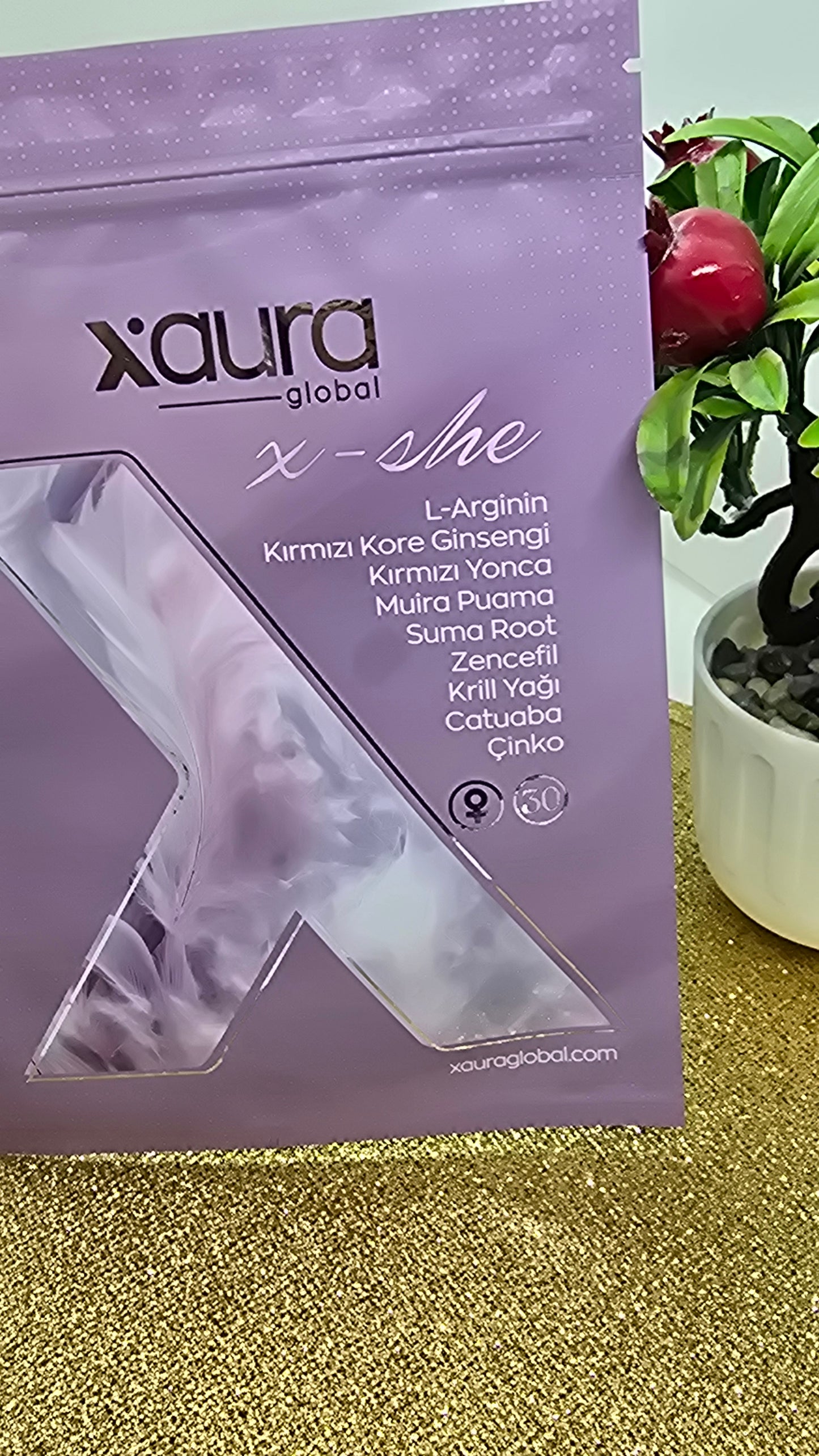 Xaura Global Xshe Transdermal Patch - Energy, Hormone Balance & Vitality for Women (30 Patches)