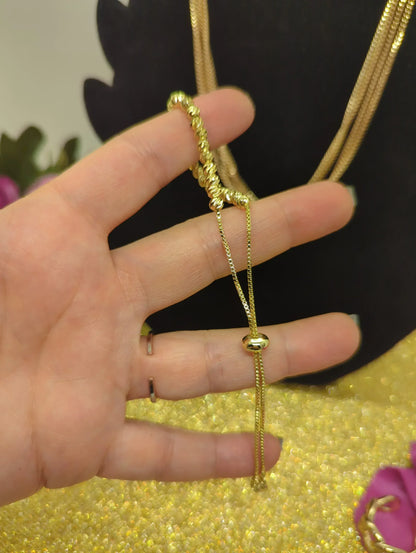 Verstellbares Kugelarmband Damen – Detailansicht