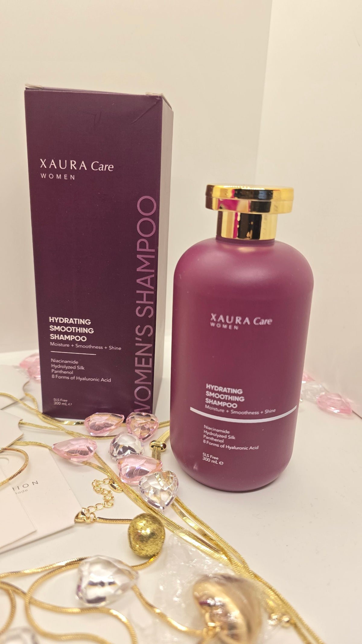 Xaura Care Women Feuchtigkeits-Shampoo für Frauen 300 ml – Flasche und Verpackung - Beautyway073 Düsseldorf Germany